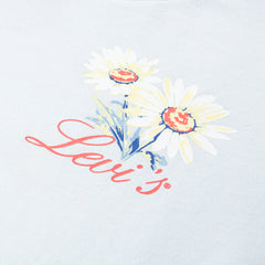 Short Sleeve Floral Stamp Graphic Tee Little Girls 4-6 - Country Air - Multi-Color