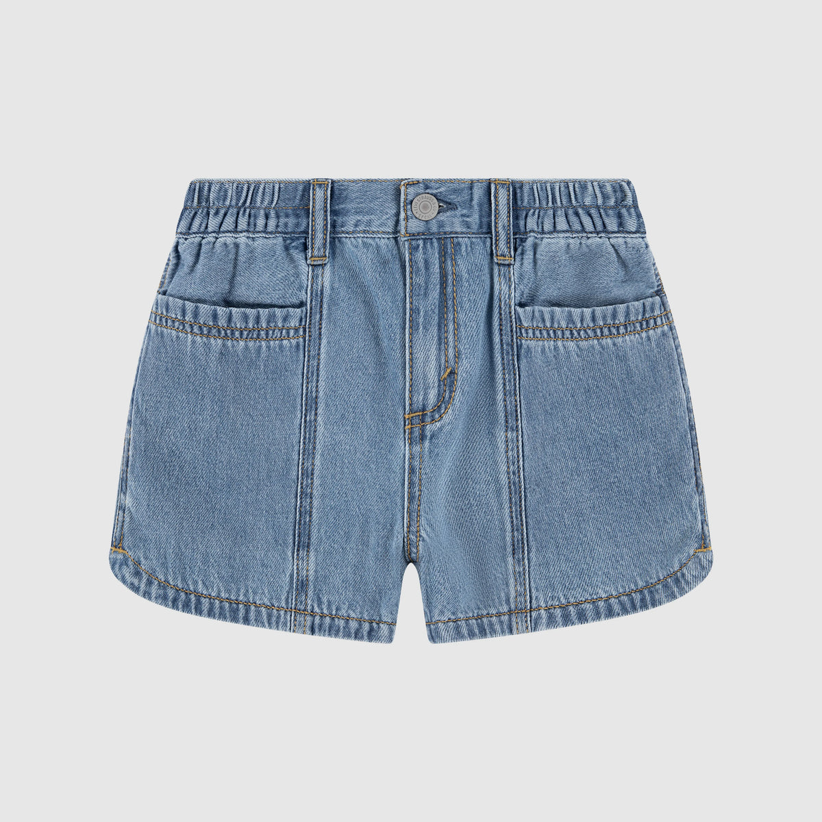 Denim Dolphin Short Big Girls 7-16 - Reach For The Stars - Medium Wash