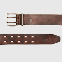 Potrero Double Prong Belt - Seal Brown - Brown