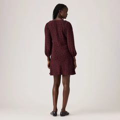 Odette Dress - Tawny Port - Red
