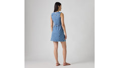 Vianna Vest Mini Dress - Special Showing - Medium Wash