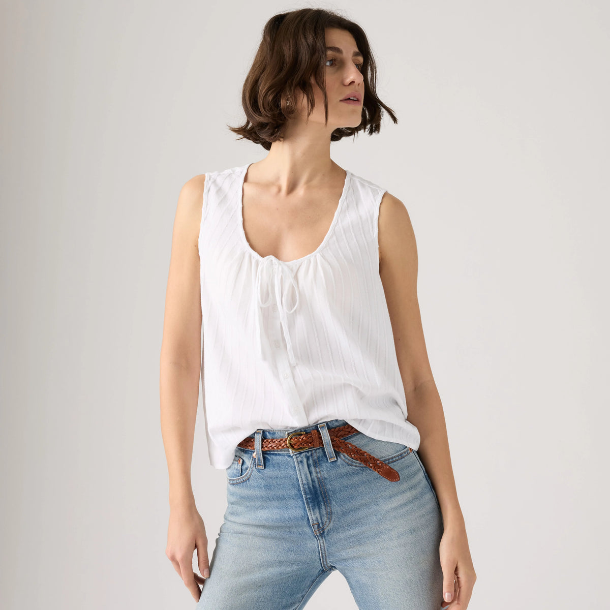 Luella Blouse - Bright White - White