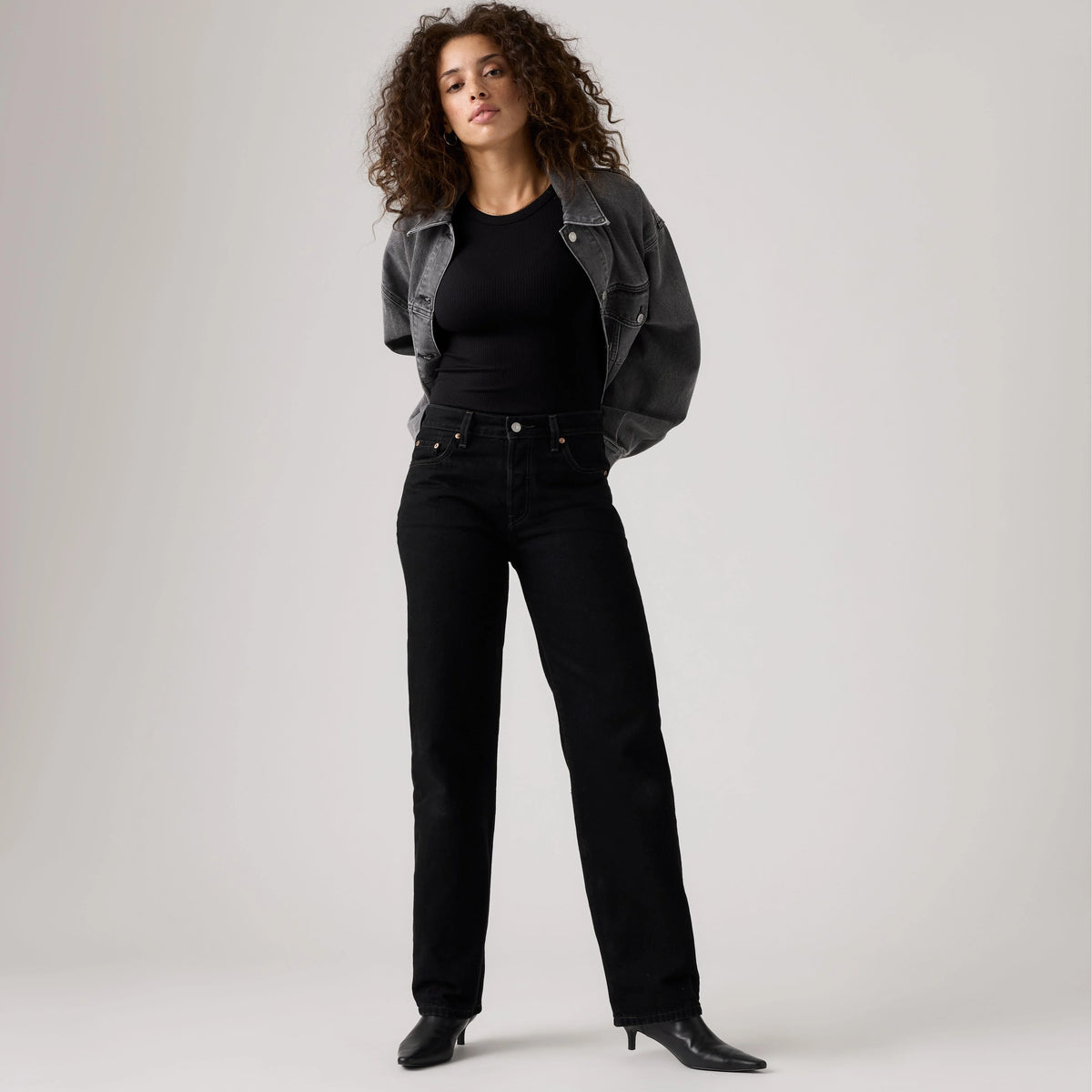 501® '90s Women's Jeans - Rinsed Blacktop - Black