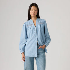 Madeline Tunic - Soft Current - Light Wash
