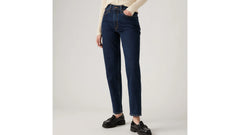 80s Mom Women's Jeans - Eroded Way - Dark Wash