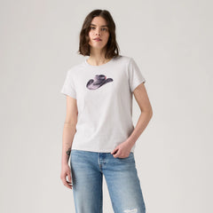 Perfect T-Shirt - Moody Cowboy Hat - White