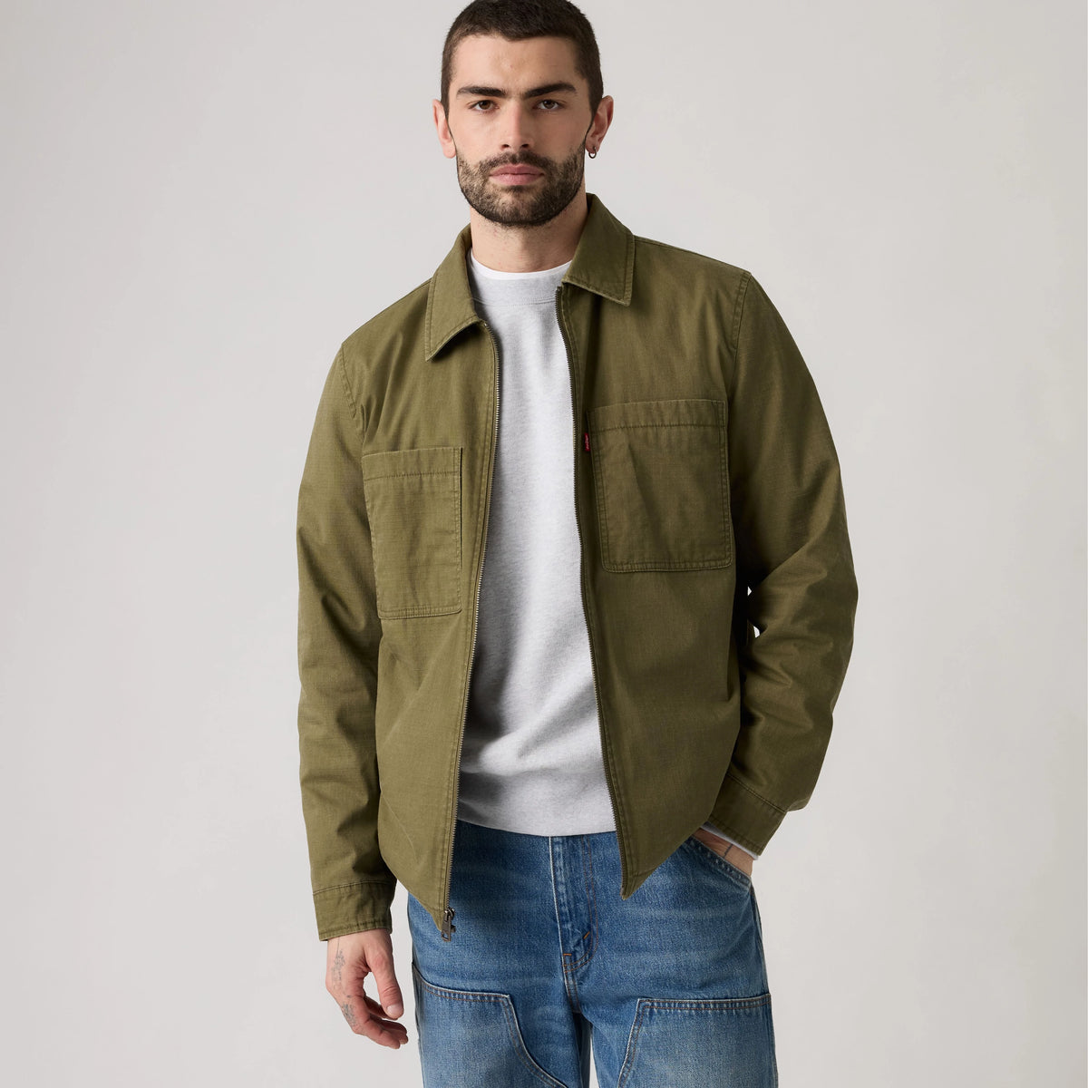 Military Overshirt - Olive - Green