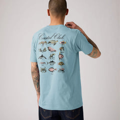 Relaxed Fit Short-Sleeve Graphic T-Shirt - Permanent Resident - Blue
