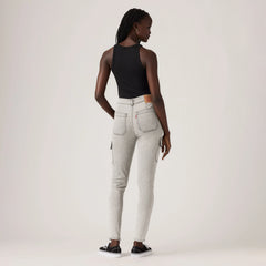 721 High Rise Skinny Cargo Women's Pants - Trerrain Of Thought - Grey