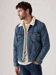 Type III Sherpa Trucker Jacket - In The Morning Sherp - Medium Wash