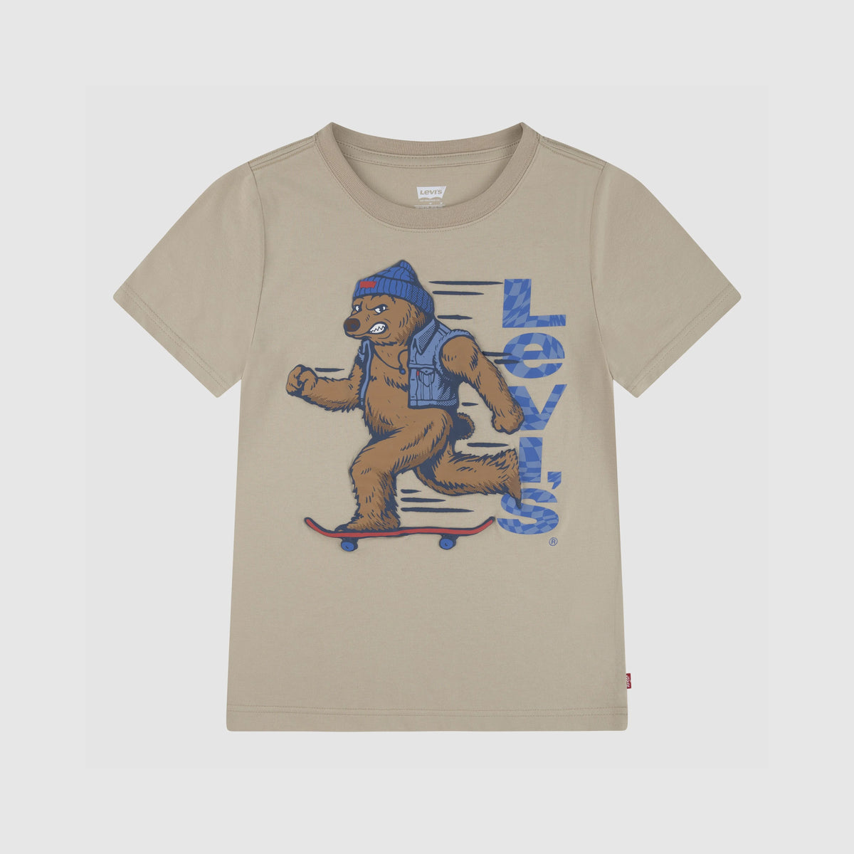 Bear On The Move Tee Big Boys 8-20 - White - Beige