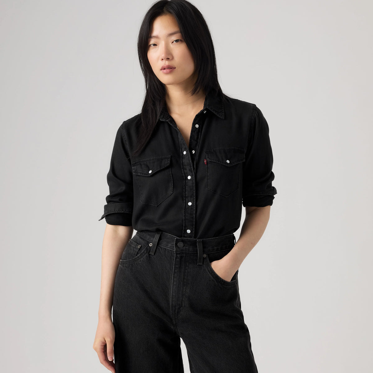 Iconic Western Denim Shirt - Dark Ages