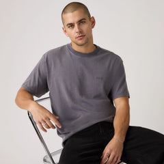 Authentic Red Tab™ Vintage Grunge Wash T-Shirt - Grunge Wash Smoked Pearl - Grey