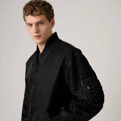 MA-1 Bomber Jacket - Jet Black - Black
