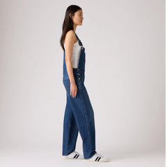 Vintage Denim Women's Overalls - Propose To Me - Dark Wash
