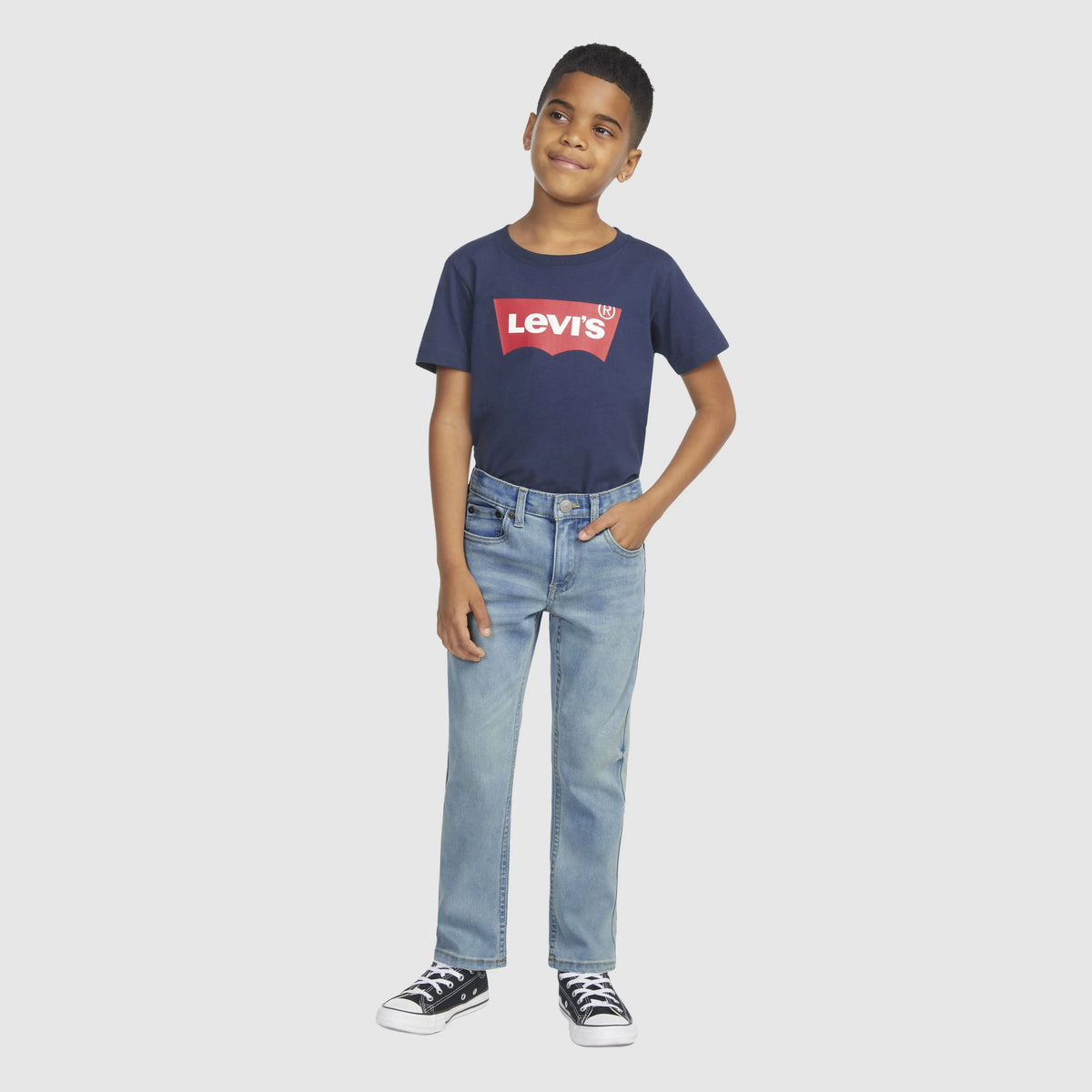 511™ Slim Fit Eco Performance Jeans Little Boys 4-7 - Dodger - Light Wash