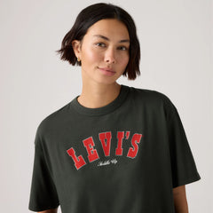 Graphic Logo Tabor T-Shirt - Rhinestone Archival - Black