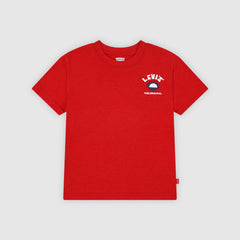 Short Sleeve Waterfront View Graphic Tee Little Boys 4-7 - Red