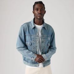 Levi’s® France Football Type II Jacket - France - Dark Wash