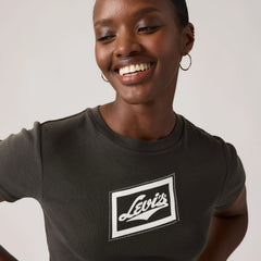 Graphic Logo Essential Sporty Tee - Vintage Levis Logo_S - Black
