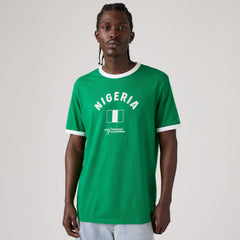 Nigeria Ringer Tee - Nigeria - Multi-Color