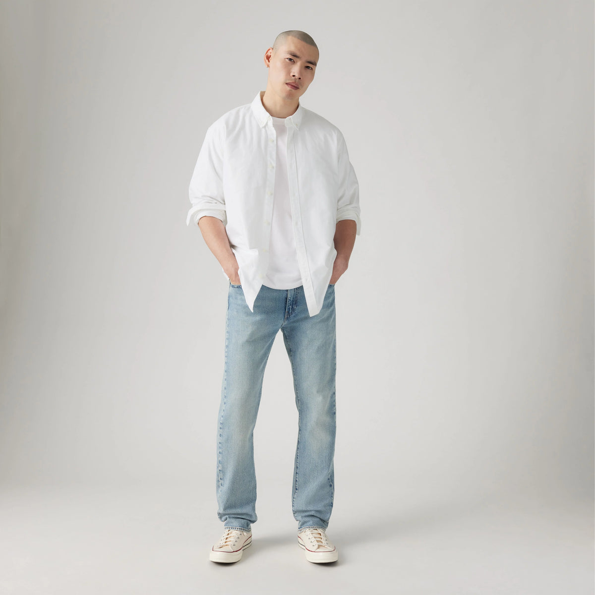 505™ Regular Authentic Soft Men's Jeans - In The Head Lights - Light Wash