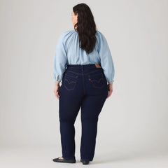 314 Shaping Straight Fit Women's Jeans (Plus Size) - Darkest Sky - Dark Wash