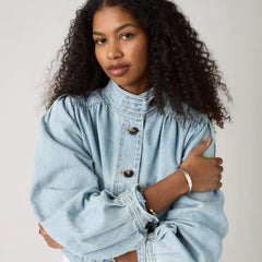 Parker Pretty Short Coat - Hello People - Medium Wash