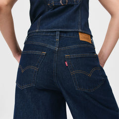 XL Culotte Women's Jeans - Shaded View - Dark Wash