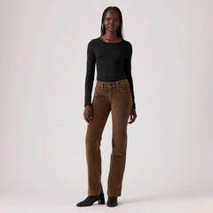 Superlow Bootcut Corduroy Women's Pants - Carafe - Brown