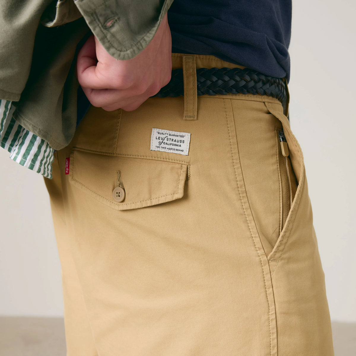 XX Chino Authentic Relaxed Lightweight Twill 8" Men's Shorts - Harvest Gold - Tan
