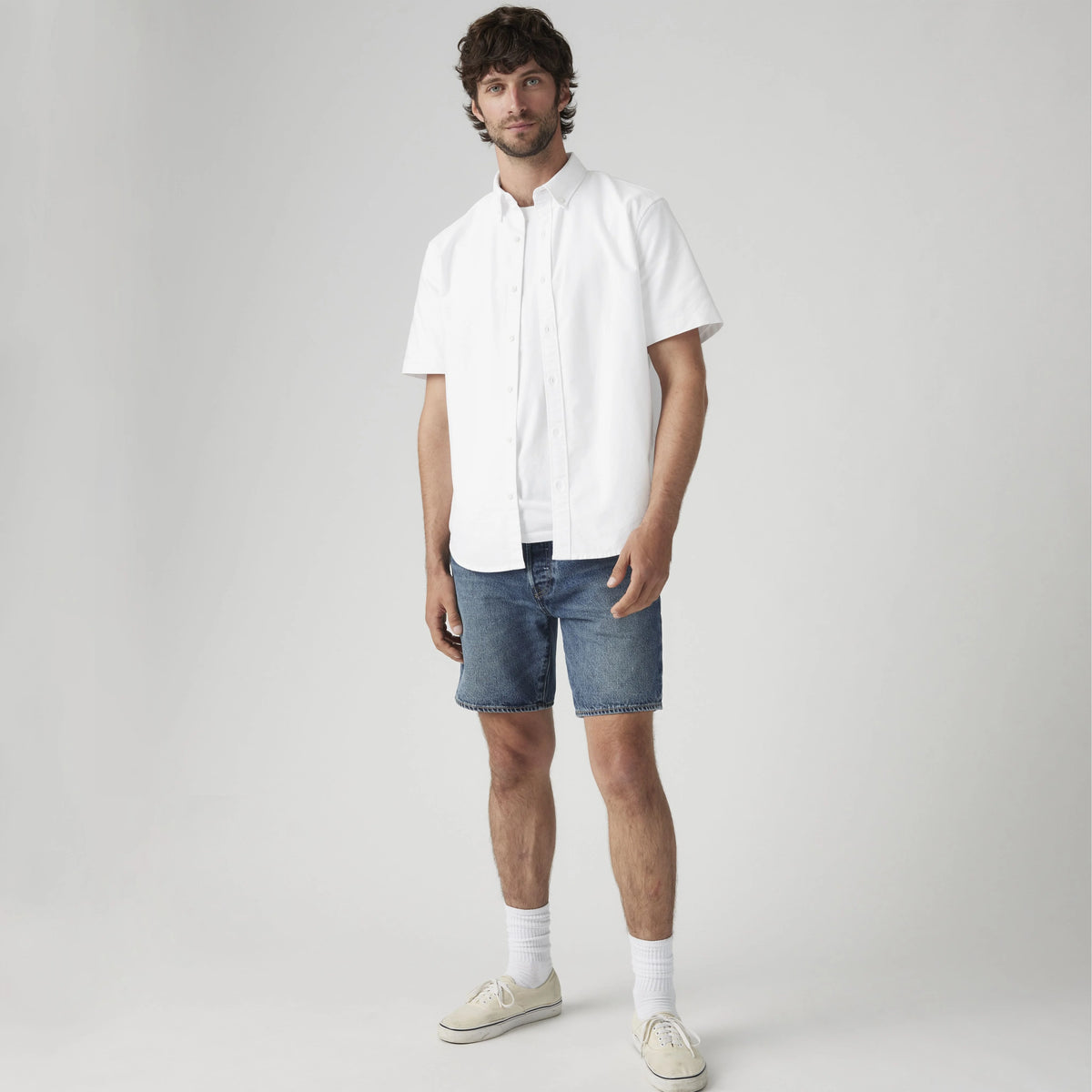 501® '93 Straight 8" Men's Shorts - Indigo General - Dark Wash