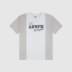 Fast Lane Short Sleeve Tee Big Boys 8-20 - Levi's Egret - White
