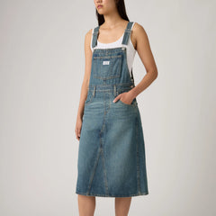 Deconstructed Midi Skirtall - About Last Week Skirtall - Medium Wash