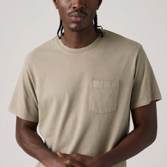Essential Pocket Garment Dye T-Shirt - Garment Dye Vintage Khaki - Tan