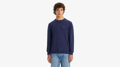 Lightweight Housemark Logo Sweater - Naval Academy - Blue