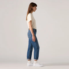 501® Original Cropped Selvedge Women's Jeans - After Four - Medium Wash