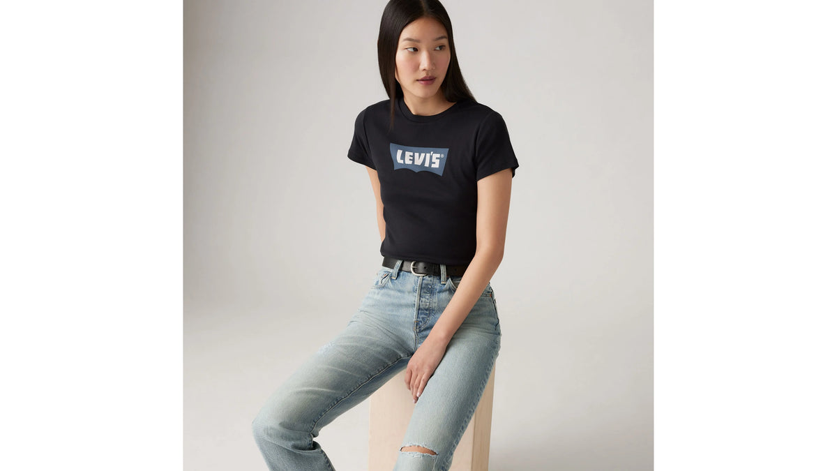 Graphic Logo Essential Sporty T-Shirt - Caviar - Black