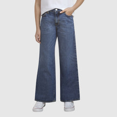 High Rise Baggy Jeans Big Girls 7-16 - Pacific Highway - Dark Blue
