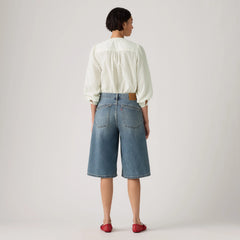 Super Baggy Women's Jorts - Hazy Times - Medium Wash