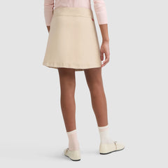 Pleated Uniform Skort Big Girls 7-16 - Safari Too - Brown