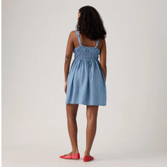 Ambrey Dress - Deep Blue Orchid - Medium Wash