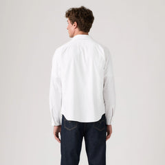 Classic One Pocket Standard Fit Oxford Shirt - White - Neutrals