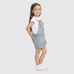 Knot Stap Shortalls Toddler 2T-4T - Day Off - Light Wash
