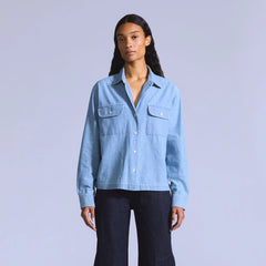 Coral Shirt - Chambray - Medium Wash