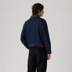 Embarcadero Station Trucker Jacket - Dark Indigo Flat - Dark Wash