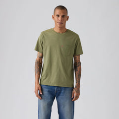 Classic Pocket T-Shirt - Moss Olive - Green