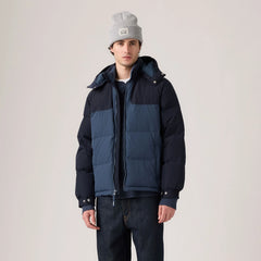 Rockridge Short Puffer Jacket - Navy Blazer - Blue
