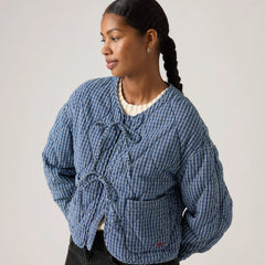 Rue Liner Jacket - Little Tiny Windows - Medium Wash