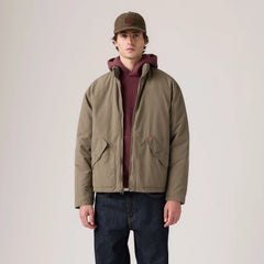 Briggs Short Puffer Jacket - Bungee Cord - Brown